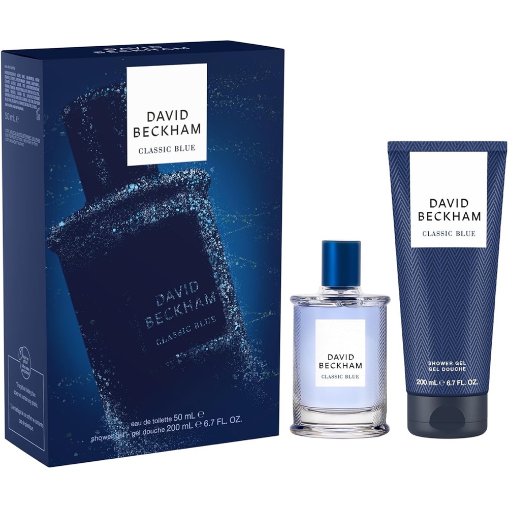 David‎ Beckham Classic Blue 2 Piece Gift Set NIB